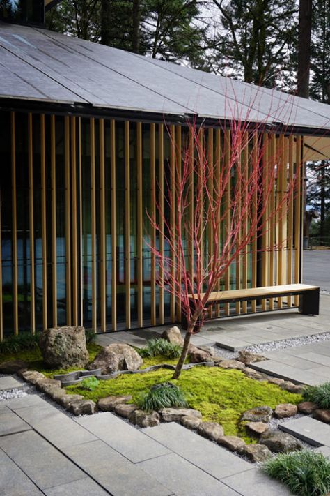 Tsubo-Niwa - Portland Japanese Garden Japanese Garden Backyard, Landscape And Urbanism Architecture, Small Japanese Garden, Portland Japanese Garden, Japanese Garden Landscape, Japan Garden, Japanese Garden Design, Geometric Architecture, Areas Verdes