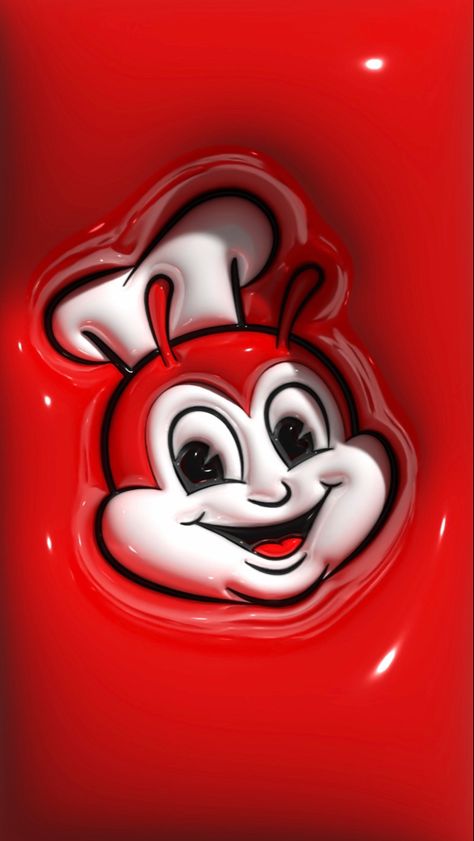 Jollibee Wallpaper, Jollibee Background, Jollibee Drawing, Jollibee Aesthetic, Inflated Wallpapers, Inflated Wallpaper, 16 Wallpaper, Cute Iphone Wallpapers, Ios 16 Wallpaper