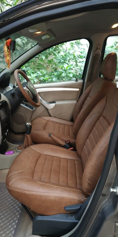 Brown Car Seat Covers, Brown Car Interior, Car Seat Cover Pattern, Car Interior Upholstery, Camera Tattoos, Truck Seat Covers, Car Interior Design, Leather Car Seat Covers, Leather Seat Covers