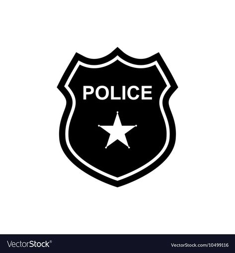 Police Logo Design, Police Symbol, Police Illustration, Police Logo, Badge Icon, Design Silhouette, Cute Black Wallpaper, Police Badge, Badge Logo