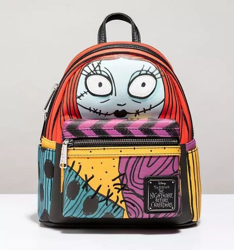 Nightmare Before Christmas Sally backpack Sally Cosplay, Nightmare Before Christmas Backpack, Nightmare Before Christmas Sally, Sally Nightmare, Sally Nightmare Before Christmas, Summer Designs, Mini Mochila, Loungefly Bag, Faux Leather Backpack