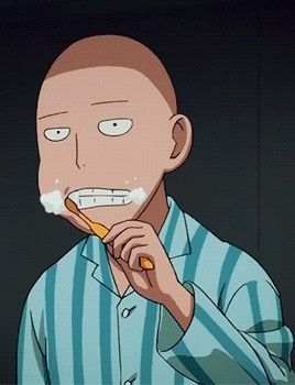 Anime References, Brush Teeth, Teeth Braces, Brush My Teeth, Action Poses, Slice Of Life, One Punch Man, Brushing, Braces