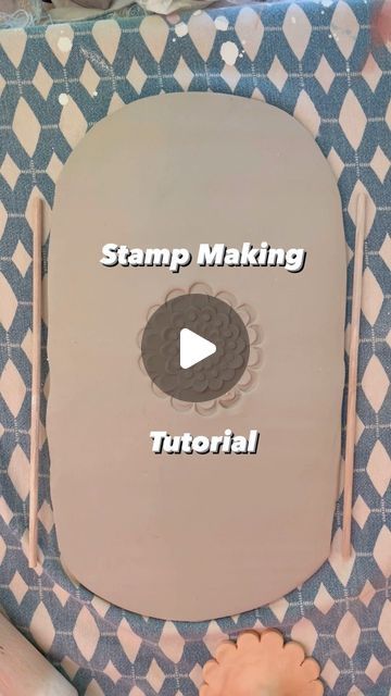 Jessa Decker-Smith on Instagram: "If you are one of the many people who have asked how I make my stamps - today is your day! I broke one of the petals off my big flower stamp, so I recorded the re-making of it to give y’all a how-to. Clay stamp-making is so easy and fun and I love adding texture to my work using my handmade stamps. Holler if you have any questions. Have fun! #howto #tutorial #potteryprocess #potterytechniques #handmade #handmadestamp #handcarvedstamp #claystamp #stampsforclay Stamping Clay Diy, Clay Stamp Ideas, Diy Clay Stamps, How To Make Stamps, Pottery Stamps Ideas, How To Stamp On Ceramic Tiles, Ceramic Stamps Ideas, Diy Clay Stamps How To Make, Ceramic Stamps