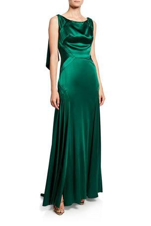 Zac Posen Gown, Pretty Gowns, 1930s Gown, Gown With Cape, Epic Clothes, Zac Posen Dress, Outrageous Fashion, Casual Work Dresses, Cocktail Casual