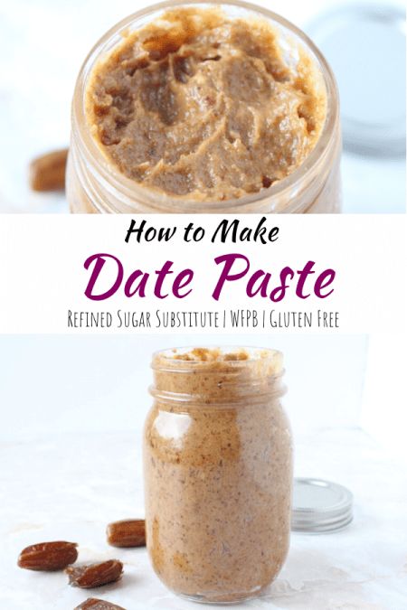 Date paste is really easy to DIY and make yourself at home. It has many uses to replace refined sugar, maple syrup, or coconut sugar in brownies, cakes, cookies, and more. Learn how to make date paste with only 2 ingredients and no soaking! Whole food plant based desserts are great to use date paste to keep them nutrient dense. #datepaste #wfpb #plantbaseddesserts #norefinedsugar #2ingredients #eattolive #nutritarian #wholefoodplantbased Pb Desserts, Eat To Live Diet, Date Paste, Nutritarian Diet, Whole Food Plant Based, Plant Based Desserts, Vegan Sauces, Food Vegan, Homemade Spices