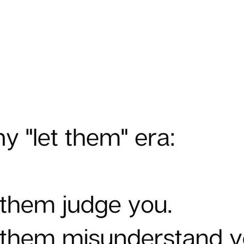 Manifesting | Abundance | Law of Attraction on Instagram: "Drop a ❤️ if you feel this! Wisdom via @thirdeyethoughts 🔅What other people think about you has nothing to do with you. Know who you are and let that be enough. 

When you’re in your “let them” era, you’re no longer giving your energy to people’s judgments, misunderstandings, or gossip. You’re choosing to let them do whatever they feel they need to do, while you stay focused on your own growth, peace, and happiness.

Sometimes, people will judge or misunderstand you because they don’t truly know you—or maybe because they’re projecting their own insecurities. But instead of trying to convince them otherwise, this mindset encourages you to simply let them be. Let them find "better" if they want, and let them go if that’s what they c Judgmental People Quotes, Eye Thoughts, Judgmental People, Take Your Power Back, Letting People Go, Power Back, Sometimes People, Let Them Be, Peace And Happiness