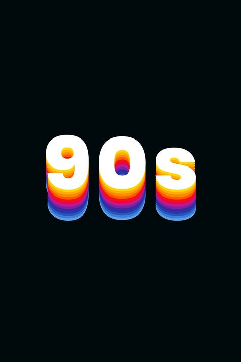 90s text in colorful retro font | free image by rawpixel.com / Wit 90s Typography, 90s Font, 90s Graphic Design, Photo Booth Business, Hipster Fonts, Stationary Art, Heart Font, Alphabet Style, Groovy Font