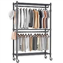 Free Standing Wardrobe, Rolling Clothes Rack, Portable Clothes Rack, Clothing Rack Display, Bedroom Laundry Room, Indoor Plant Hangers, Clothing Store Displays, Closet Rack, Bedroom Laundry