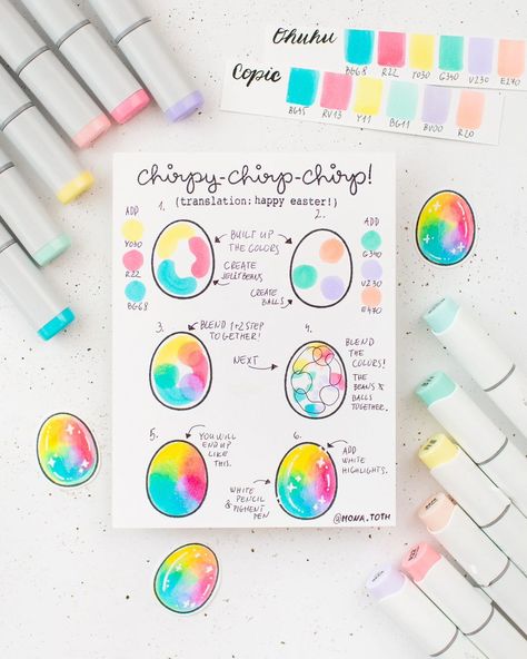 Copic Color Chart, Sweet November Stamps, Copic Markers Tutorial, Art Markers Drawing, Ohuhu Markers, Create This Book, Color Design Inspiration, Copic Art, Copic Sketch Markers