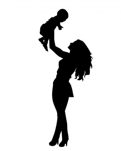 Free image of "Mother Silhouette" by mohamed mahmoud hassan Mother Silhouette, Mom Holding Baby, Kid Life, Baby Silhouette, Mother Images, Silhouette Images, Baby Drawing, Holding Baby, Fashion Photography Poses