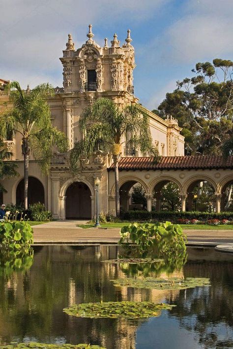 Archaeology & History | San Diego's Balboa Park | Facebook Pretty Architecture Building, Country Side Mansion, Halloween Room Decor Ideas, Spanish Palace, Nature Castle, Balboa Park San Diego, Halloween Room, Home Transformation, Beautiful Halloween