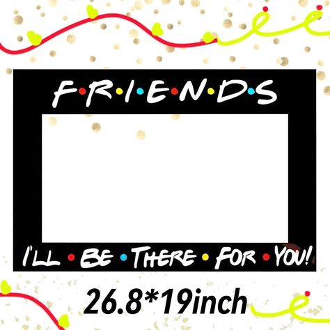 LaVenty Friends Themed Photo Booth Props Friends TV Show Birthday Party Supplies Graduation Bridal Shower Bachelorette Party Decorations : Amazon.ca: Health & Personal Care Friends Theme Parade Float, Friends Themed Photo Booth, Friends Tv Show Birthday Party, Friends Themed Party Birthday, Friends Theme Bachelorette Party, Graduation Party Centerpieces Diy, Friends Tv Show Party, Friends Tv Show Birthday, Friends Themed Wedding