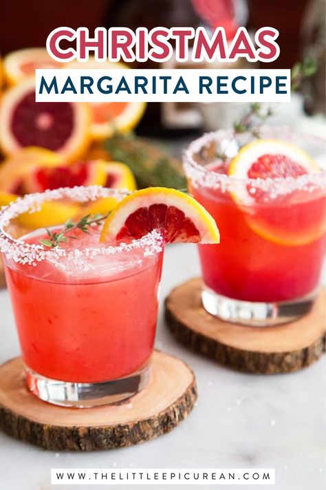 glasses of orange margarita with text overlay that reads Christmas margarita recipe Easy Flavored Margarita Recipes, Gloria Margarita Wine Cocktail Recipes, Breakfast Margarita Recipe, Cocktails With Oranges, Sanpellegrino Cocktails, Cranberry Orange Margarita, Flavored Margarita Recipes, Orange Margarita Recipe, Margarita Drinks