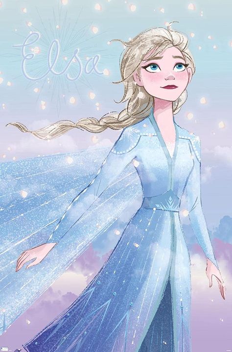 DISNEY FROZEN - ELSA GLANCE WALL POSTER uses high-resolution artwork and is printed on PhotoArt Gloss Poster Paper which enhances colors with a high-quality look and feel. Frozen Poster, Wall Poster Prints, Disney Posters, Disney Frozen 2, Barn Wood Frames, Disney Frozen Elsa, Frozen Elsa, Trends International, Lightning Mcqueen