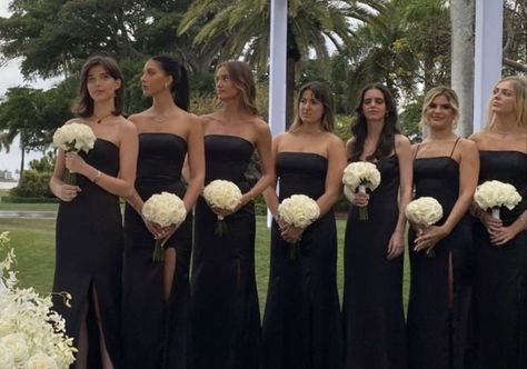 Braidsmaid Black Dress, Black Bridesmaid Dresses Black Tie, Vintage Black Bridesmaid Dresses, Elegant Classy Bridesmaid Dresses, Black Themed Wedding Bridesmaid Dresses, Black Braidsmaid Dress, Black Formal Bridesmaid Dresses, Black Sparkly Bridesmaid Dress, Black Braidsmaids Dresses