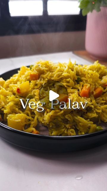 Rajeswari Vijayanand on Instagram: "Vegetable palav recipe 
🛒 Ingredients
1 cup Sona masuri rice (I used basmati this time)
1&¾ cup hot water 
1 Onion
1 Tomato small
1 Carrot
12 Beans
1 Potato
½ cup Cauliflower small florets 12 small pieces
¼ cup peas 
½ teaspoon Coriander seeds powder
½ Lemon
1 teaspoon Ghee optional
¼ teaspoon Turmeric
3 tablespoon Oil
1 Biryani leaf
Salt

To grind to paste
¼ cup Coriander leaves loosely filled
¼ cup Mint leaves loosely filled
¼ Onion
1.5 tablespoon Ginger chopped
6 Garlic large variety
5 Green chilli
1 Cardamom
1 Marathi moggu
½ inch Cinnamon piece
1 Clove
¼ Star anise
📝 Instructions

Slice onion, chop tomato into cubes. Cut the vegetables as per the size you want. 
Keep cauliflower immersed in hot water with salt.

Soak rice for just 10 mins in measu Palav Recipes, Green Chilli, Recipe Ingredients, Coriander Leaves, Star Anise, Coriander Seeds, Chopped Tomatoes, Mint Leaves, Biryani