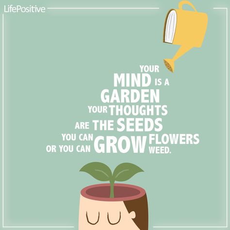 Your Mind Is A Garden, Mind Is A Garden, Mental Health Advocacy, Green Board, Grow Flowers, Personal Growth Quotes, Home Plants, Nature Instagram, Media Design Graphics