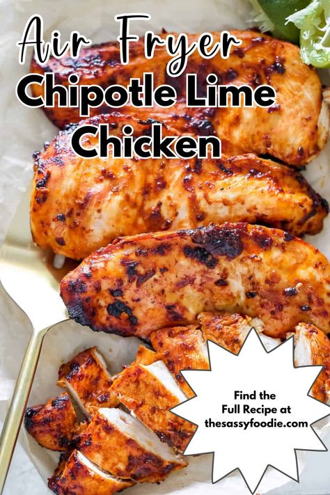 Chili Lime Chicken Air Fryer, Healthy Fast Food Copycat Recipes, Air Fryer Mexican Chicken, Air Fryer Chipotle Chicken, Qdoba Chicken Recipe, Qdoba Chicken, Tasty Meal Prep, Mexican Chicken Breast, Chipotle Chicken Recipe