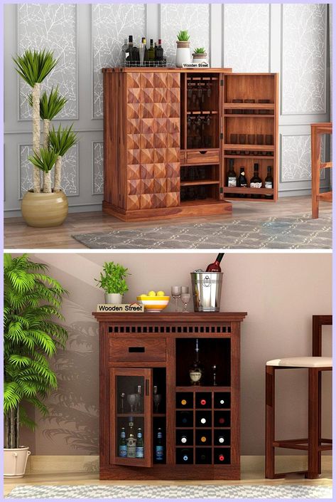 Bar Cabinets For Home Storage Cabinets, Wooden Bar Designs For Home, Timber Bar Cabinet, Bar Units For Home, Cool Liquor Cabinet, Bar Units In Living Room, Small Bar Unit In Living Room, Bar Cabinet Ideas For Home, Small Bar Cabinet Ideas