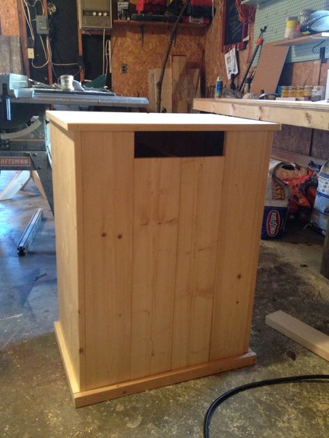 Diy Clothes Hamper, Laundry Hamper Diy, Wooden Laundry Hamper, Wood Hamper, Wood Laundry Hamper, High School Newspaper, Hamper Diy, Laundry Room Decor Diy, School Newspaper