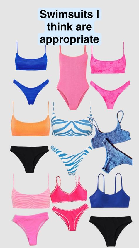 Appropriate swimsuits that are cute!! Appropriate Swimsuit, Preppy Swim, Road Trip Bag, Preppy Beach, Cute Bathing Suits, Preppy Summer, Summer Bikinis, Cute Swimsuits, Summer Swim Suits