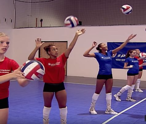 Volleyball Serving Drills, Volleyball Drills For Beginners, Volleyball Serve, Youth Volleyball, Volleyball Skills, Volleyball Practice, Volleyball Workouts, Youth Camp, Volleyball Training