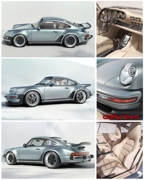 2022 Singer Turbo Study | DailyRevs.com Porsche Singer, Singer Porsche, Singer Vehicle Design, Porsche 930 Turbo, Cool Garages, Porsche Sports Car, Porsche 930, Porsche 964, Porsche Models