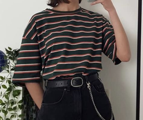 Striped Shirt Aesthetic, Dream Outfits, Shirt Aesthetic, Fashion Aesthetic, Striped Shirt, Milk, Fashion Outfits, My Style, Women's Top