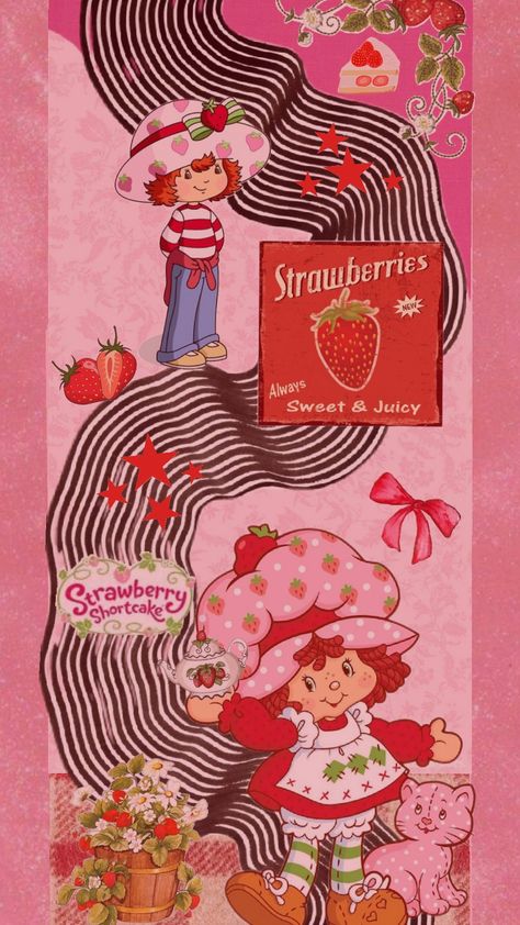 #strawberrryshortcake #strawberry #shortcake #cartoon #red #pink #cute #Strawberries #adorable #friends Strawberry Shortcake Cat, Strawberry Shortcake Cartoon, Strawberry Shortcake, Strawberries, Portfolio, Wallpapers, Red, Pink, Pins