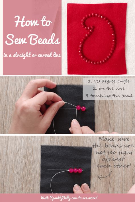 Diy Applique, Tambour Beading, Hand Beaded Embroidery, Diy Bead Embroidery, Bead Embroidery Tutorial, Applique Kit, Bead Sewing, Beading Tutorial, Bead Embroidery Jewelry