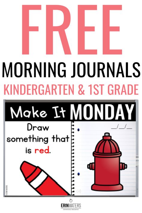 Journal Ideas For 1st Grade, 1st Grade Journal Ideas, Writing Prompts Grade 1 Free, Journal Prompts For Kindergarten, How To Writing 1st Grade, Kindergarten Writing Prompts Free, Writing Journals For Prek, Writing Prompts Preschool, 1st Grade Journal Prompts