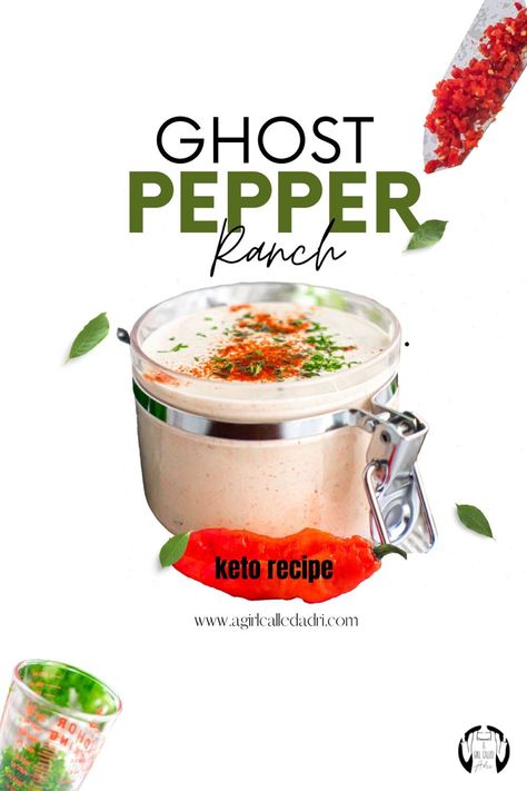 Ghost Pepper Dip, Wendy’s Ghost Pepper Ranch Sauce Recipe, Ghost Pepper Ranch Sauce Recipe, Recipes With Ghost Peppers, Wendys Ghost Pepper Sauce Recipe, Ghost Pepper Ranch Sauce, Ghost Pepper Recipes, Ghost Pepper Hot Sauce Recipe, Ghost Pepper Salsa