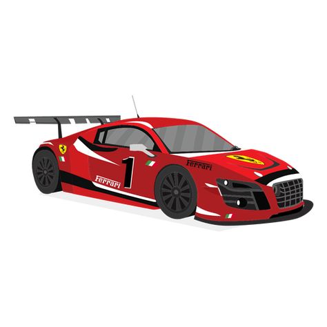 Red racing car illustration #AD , #Aff, #sponsored, #racing, #car, #illustration, #Red Red Racing Car, Race Car Cartoon, Racing Car Illustration, Race Theme, Red Race Car, Car Cake Toppers, Car Animation, Race Car Themes, Red Sports Car