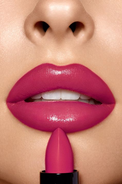 Replace your lip balm with a lipstick that glides on smoothly and locks in moisture and color. NOVABEAUTY Luminous Cream Lipstick is rich in silk oils and Vitamin E, giving lips a satin look and feel. Apply a single hydrating swipe or build until you achieve desired color intensity. Available in 17 cruelty-free vegan shades. | NOVABEAUTY Perfect Pout Luminous Cream Lipstick in Daytrip by Fashion Nova Lipstick Tutorial, Lipstick Designs, Perfect Lipstick, Beautiful Lipstick, Lipstick Kit, Video Tiktok, Kissable Lips, Lip Tattoos, Cream Lipstick