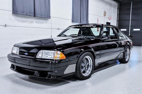 1989 Ford "Saleen" Mustang hatchback (#451, black, 5.0L V8, 5-speed) 1989 Ford Mustang Gt 5.0, Mustang Hatchback, Ford Mustang Saleen, Saleen Mustang, Fox Body Mustang, Dream Vehicles, Jaguar Car, Ford Mustang Gt, Motor Company