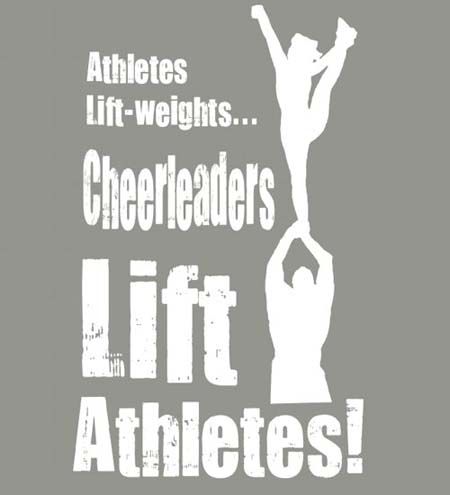 Yes, exactly, we cheerleaders rule! Cheer is much of a sport than any other sport out there! Cheer Hacks, Cheerleading Quotes, Cheer Workouts, Lift Weights, Cheer Hair, Cheer Stunts, Competitive Cheer, All Star Cheer, Cheer Coaches