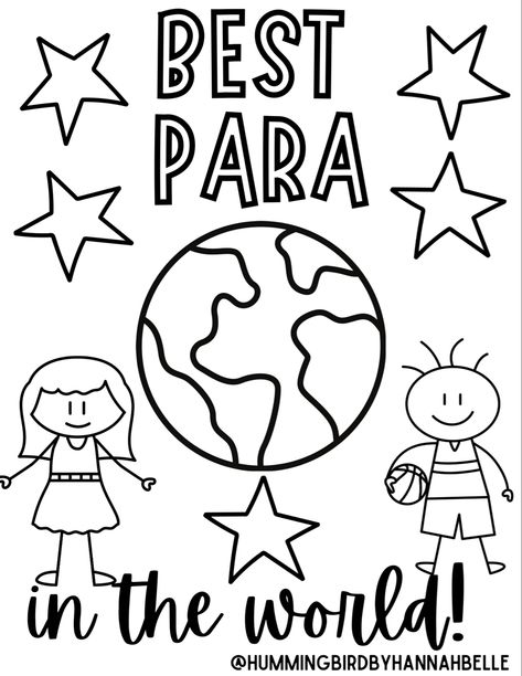 Coloringsheet for Paraprofessional Day Paraprofessional Day, Paraprofessional Appreciation Day, Paraprofessional Appreciation, Teacher Appreciation Quotes, Appreciation Quotes, School Counselor, Teacher Appreciation, Gift Ideas, Quotes