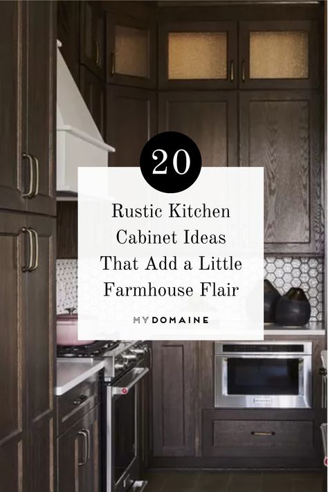 Farmhouse Cabinets Kitchen, Black Cupboards Kitchen, Farmhouse Cabinet Doors, Dark Farmhouse Kitchen, Rustic Kitchen Cabinet, Gothic Farmhouse, Wooden Sliding Doors, Little Farmhouse, Kitchen Cabinet Ideas