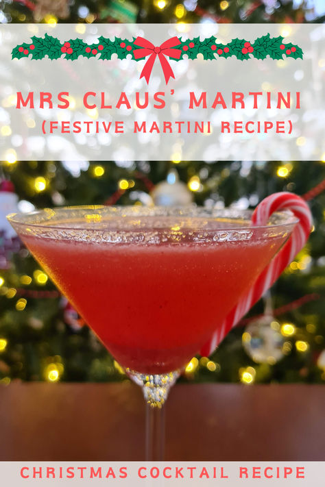 Indulge in holiday cheer with the enchanting flavors of Mrs. Claus' Martini! 🍸✨ This festive cocktail is a merry blend of premium vodka, hints of cranberry, and a touch of holiday magic. Sip and savor the joy of the season. Perfect for holiday parties, cozy nights by the fire, or toasting to a year well-spent. Elevate your celebrations with the ultimate Christmas Martini Recipe. Cheers to a holly, jolly time! 🎄🎁 #HolidayCocktail #FestiveMartini #ChristmasCheers #MartiniRecipe Mrs Claus Cocktail, Christmas Martini Holiday Drinks, Christmas Drinks With Vodka, Holiday Martinis Christmas, Christmas Signature Cocktail, Simple Christmas Cocktails, Vodka Holiday Cocktails, Holiday Martini Recipes, Vodka Christmas Cocktails