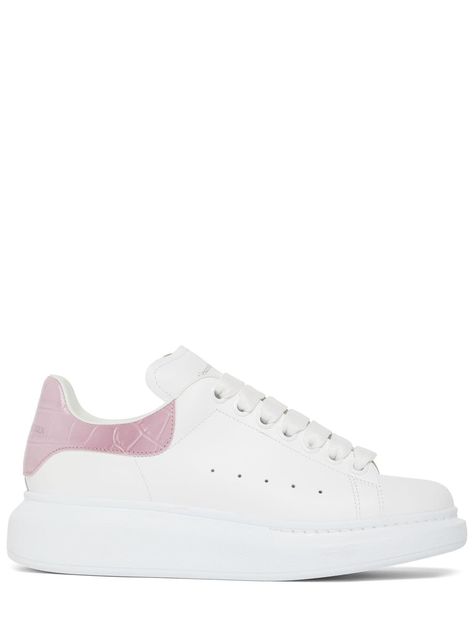 Alexander McQueen Pink Alexander Mcqueen, Pink Sneakers, Leather Sneakers, Alexander Mcqueen, Adidas Sneakers, Alexander, Adidas, Sneakers, Leather