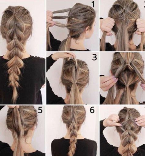 Simple Hair Styling, Braid Pony, Look Boho Chic, Ponytail Hairstyles Easy, Simple Ponytails, Swedish Meatballs, Hair Reduction, Formal Hairstyles, Iron Skillet