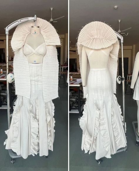 Playing with ruffles and exploring different draping techniques for this romantic white dress. #fashion #design #whitedress #romantic #ruffles #cascade White Dress Fashion, Romantic White Dress, Dress Fashion Design, Draping Techniques, Dress Fashion, Ruffles, White Dress, Fashion Design, On Instagram