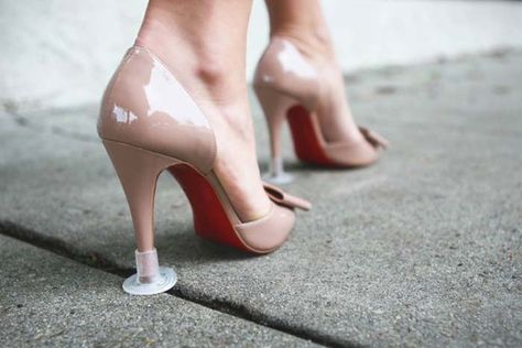 Stop heels from sinking into the grass! Credits in comment. Shoe Protectors, Covers Shoes, Best Bridal Shoes, Heel Protector, Grass Wedding, Outdoor Ceremony, Wedding Planners, Wedding Wire, Wedding Tips