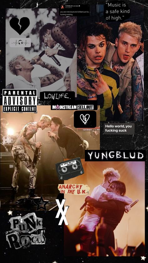 I Prevail Wallpaper, Mgk Lockscreen, Mgk Yungblud, Mgk And Yungblud Wallpaper, Mgk Poster Vintage, Mgk Wallpaper, Yungblud Wallpaper, Mgk Mainstream Sellout Wallpaper, I Prevail