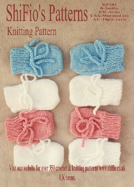 Free Baby Mittens Knitting Pattern - ShiFio's Patterns Baby Mittens Knitting Pattern, Baby Mittens Knitting, Baby Mittens Pattern, Crochet Baby Booties Tutorial, Mittens Knitting Pattern, Baby Hat And Mittens, Crochet Baby Mittens, Mittens Knitting, Baby Booties Free Pattern