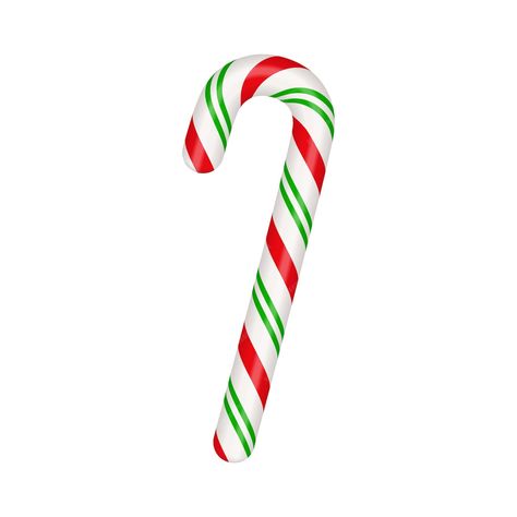 Premium Vector | Christmas candy cane christmas stick traditional xmas candy with red green and white stripes santa caramel cane with striped pattern vector illustration isolated on white background Candy Cane Illustration, Xmas Candy, Green Candy Canes, Christmas Decorations Centerpiece, Santa Candy, Candy Sticks, Candy Cane Christmas, Vector Christmas, Hot Coco