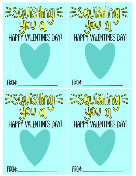 Squishes Valentine Card Free Printables Squishy Valentine Printable Free, Squishmallow Valentine Cards, Squishy Valentine Printable, Free Valentines Day Printable, Squishy Valentine, Valentines Class Party, Valentine Stuff, Valentine Template, Valentine Notes