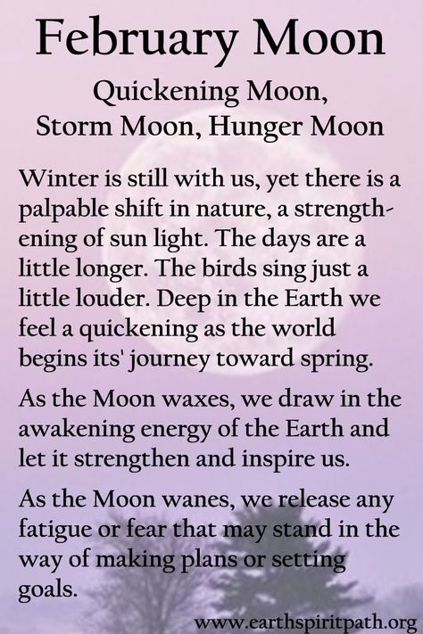 February Moon, February Full Moon, Full Moon Names, Moon 2023, Moon Chart, Moon Meaning, Moon Names, Moon Circle, Moon Spells