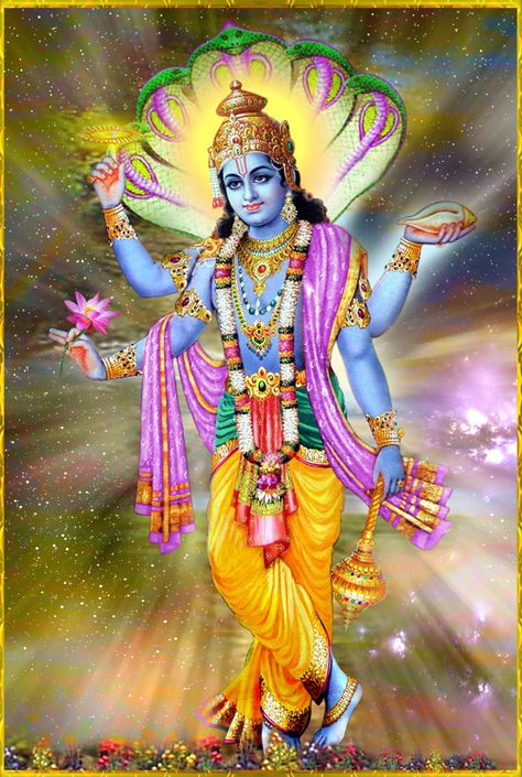 VISHNU Lakshmi Images, Lord Vishnu Wallpapers, Hindu Mythology, The Hindu, Krishna Painting, Lord Vishnu, Lord Krishna Images, God Pictures, Bhagavad Gita