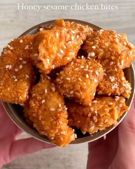 Minced Meat Dishes, Dark Soy Sauce, Honey Barbecue, Honey Sesame Chicken, Honey Sesame, Favorite Recipes Chicken, Snack Bites, Meat Thermometer, Quick Recipes Snacks